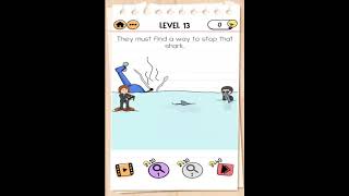 Brain Test 2 Tricky Stories SMITH AND JOE PART 1 Level 13 Walkthrough screenshot 5