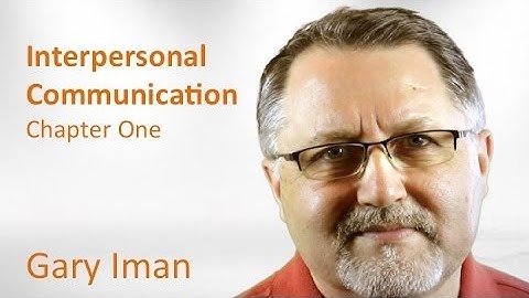 Introduction to Relationships and Interpersonal Communication