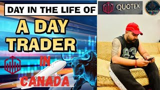 day in life of a trader|quotex sureshot strategy