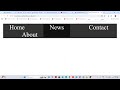 Horizontal line in html | how to create menu in html
