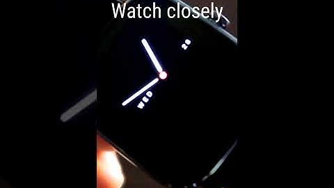 #shorts The Always On Display of Amazfit Gts 2 Mini is not center aligned.