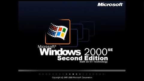 Hidden Windows 2000SE Startup Sound