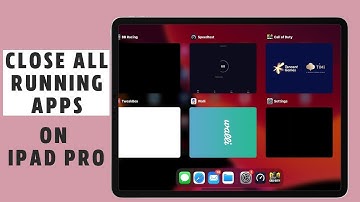 Close Apps Running Background on iPad Pro | How to close multiple apps running on the iPad