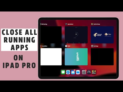 Close Apps Running Background on iPad Pro | How to close multiple apps running on the iPad