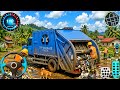 Real Garbage Trash Truck Simulator! Game 3D City Road Garbage Dumper Truck Driver: Android Gameplay