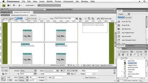 Adope Dreamweaver Tutorial CS4 Working with Repeating Regions for Flexible Information