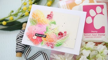 Emboss Resist and Ink Blending Techniques! PinkFresh Studio STAMPtember® 2022 Exclusive