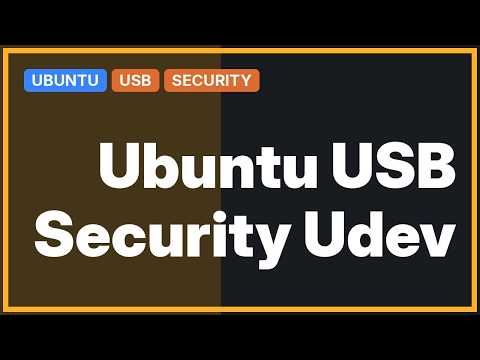 Ubuntu: Can udev be used (udev rules) to whitelist certain usb devices? (2 Solutions!!)