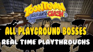 ALL PLAYGROUND BOSS FIGHTS | Toontown: Corporate Clash | Full Walkthrough | Full HD screenshot 4