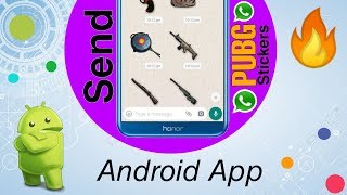 How to send PUBG Stickers in Whatsapp in Android || PUBG Sticker App || screenshot 1