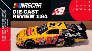 2002 Kurt Busch Rubbermaid Commercial 1 64 Team Caliber NASCAR Die-Cast Review