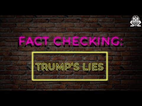 Bernie Fact Checks Trump's Medicare for All Lies Trump lied 19 times about Medicare for all in half an op-ed. How is that even possible? Watch Bernie fact check his outrageous lies., From YouTubeVideos