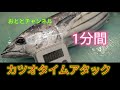 [魚の捌き方]1分間タイムアタック！カツオを1分間で皮引き迄できれば成功です