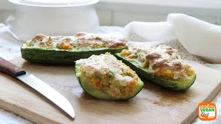 Calabacitas rellenas al horno. by Cocina Vegan fácil 4,284 views 2 weeks ago 8 minutes, 17 seconds