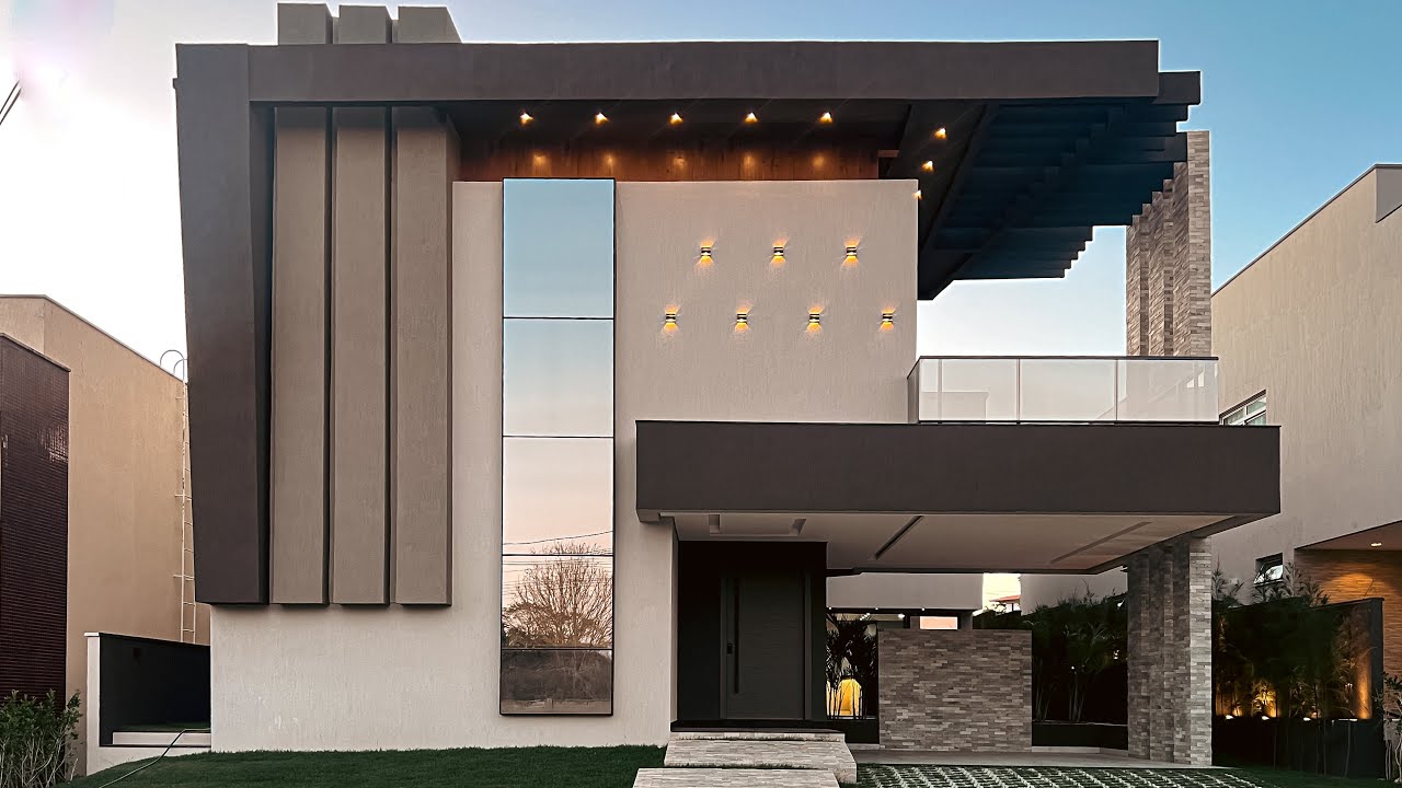 ПОЛНЫЙ ТУР ПО ДОМУ С 5 ЛЮКСАМИ С БАССЕЙНОМ И КРАСИВОЙ ОТДЕЛКОЙ В АЛЬФАВИЛЛЕ ФОРТАЛЕЗА