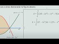 Cálculo de Área entre duas Curvas - Cálcule a área destacada na figura abaixo f(x) e g(x)