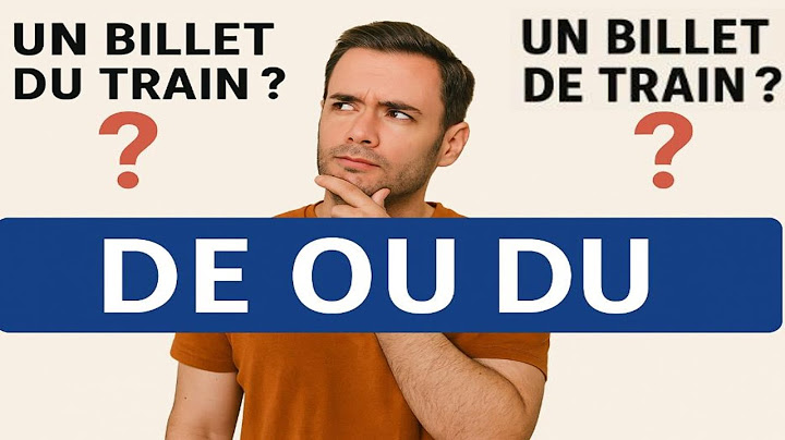 De, du, de la, des : enfin la différence expliquée simplement !