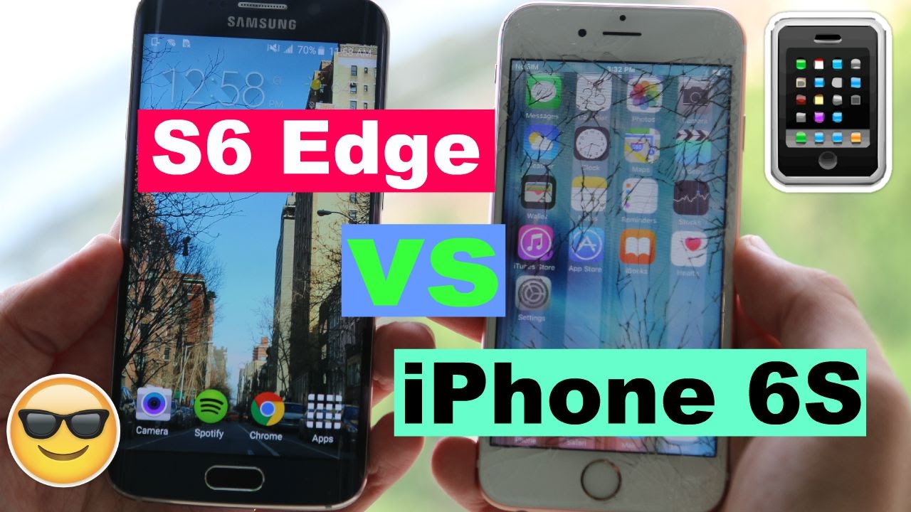 iPhone 6s vs Samsung S6 Edge Drop Test!
