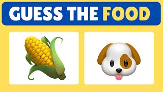 Guess The Food By Emoji 🍕🍟| Emoji Quiz 2024