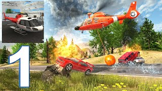 Helicopter Rescue Simulator Gameplay Walkthrough Part 1 (IOS/Android) screenshot 1
