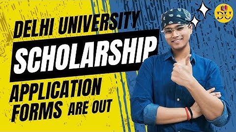 DU Scholarship Form 2025-26: How to Apply in 1 Minute! 🎓✨ | Delhi University Scholarship Guide #DU