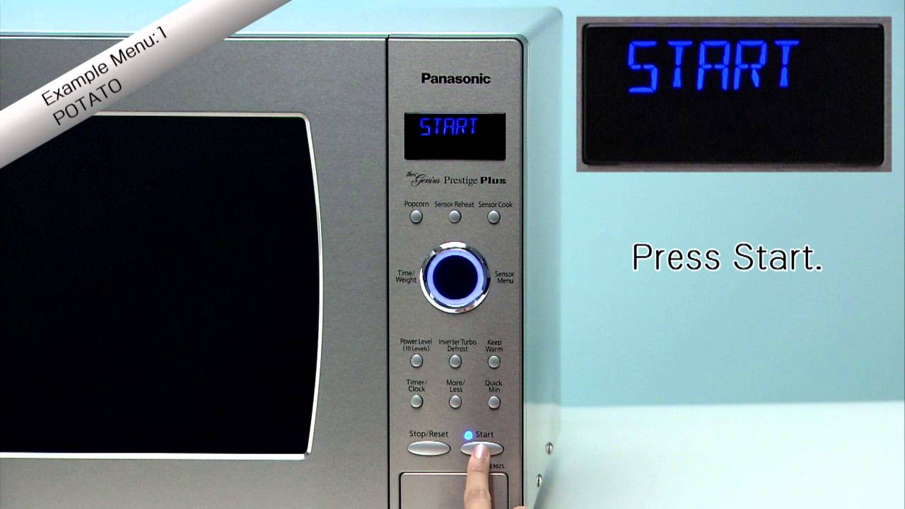 How Do You Program A Panasonic Microwave - From day to day cleaning