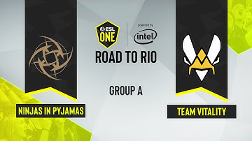 CS:GO - Team Vitality vs. Ninjas in Pyjamas [Nuke] Map 2 - ESL One: Road to Rio - Group A - EU