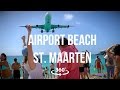 Airport Beach St. Maarten in #360video VR - Halley O'Brien
