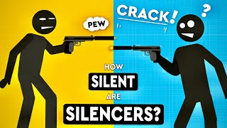 How Silent Are Gun Silencers? DEBUNKED #moviemyths #debunked
