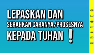 Lepaskan Dan Serahkan Caranya/Prosesnya Kepada Alam Semesta/Tuhan‼️ | Ronald Frank