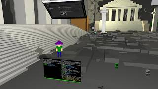 [HackMatrix 3d Linux] voxels stream pt2, no talking