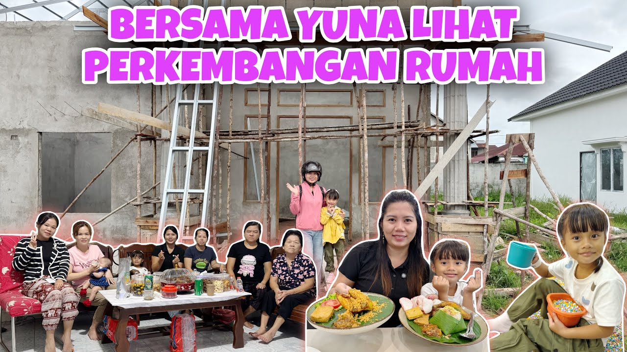 IMLEK HARI KE EMPAT BERTAMU KERUMAH SEPUPU DARI SUAMI LANJUT JALAN-JALAN BERSAMA YUNA