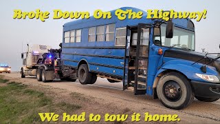 Bus Build Episode 40 - Broke Down On The Highway