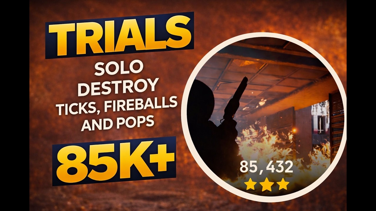 UPDATED Solo Destroy Ticks, Fireballs, and Pops Run 85K+ | ARC Raiders