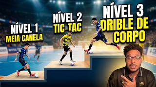 Poucos Jogadores DOMINAM esses 3 DRIBLES de FUTSAL...(Mas Eles Decidem Jogos) 😳