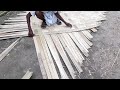 Fence Making by Bamboo Long Size। Skilled Primitive Bamboo Cutting। How to Make Bamboo Fence