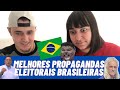 Portugueses regindo a PROPAGANDAS ELEITORAIS BRASILEIRAS ENGRAÇADAS | Ana Laura Girardi