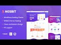 Hosbit – WHMCS &amp; Hosting WordPress Theme || Whmcs template free download || make hosting website