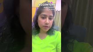 Process Of Getting Project in Accenture 🌸✨ #accenture #accentureonboarding #accentureproject #yt
