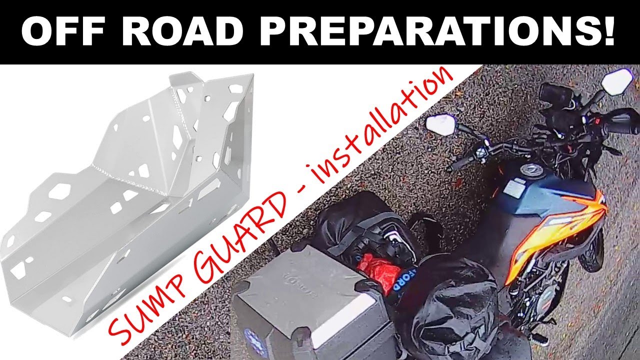 CHEAP AMAZON SUMP GUARD INSTALLATION ON A KTM 390 ADVENTURE