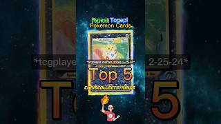 Top 5 RAREST Togepi Pokémon Cards 👀 #shorts #pokemontcg #togepi