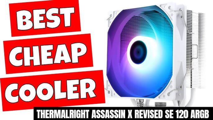 Thermalright Peerless Assassin 120 SE WHITE ARGB 66.17 CFM CPU Cooler  (PA120 SE White ARGB) - PCPartPicker