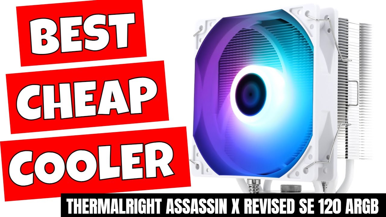 BEST Budget CPU Cooler Thermalright Assassin X Revised SE RGB In White 