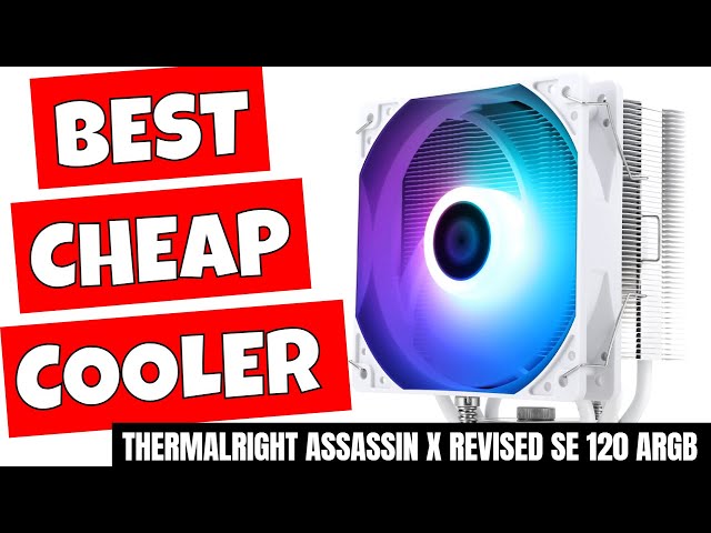 BEST Budget CPU Cooler Thermalright Assassin X Revised SE RGB In White 