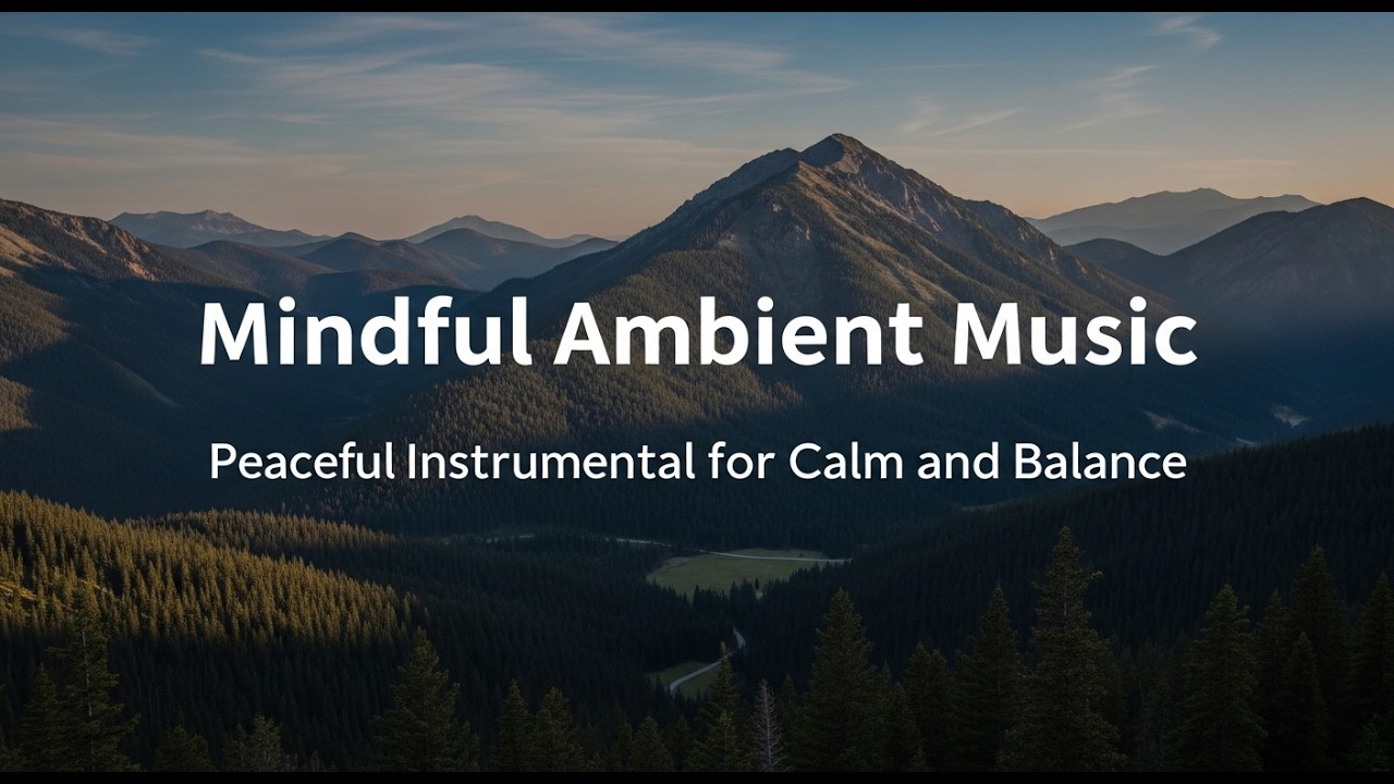 Mindful Ambient Music 🍃 | Peaceful Instrumental for Calm & Balance