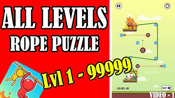 🚑 ROPE RESCUE GAMEPLAY Walkthrough ALL  LEVELS 🚑 | NEW GAME 100% SOLUTION | Part 1 [IOS, ANDROID]
