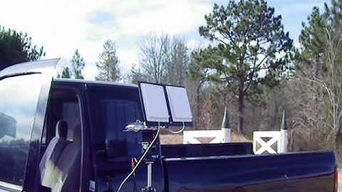Medium Range Tracking Antenna-- Tracking Demonstration