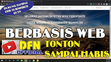 SISTEM INFORMASI OBJEK WISATA BERBASIS WEB