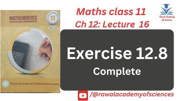 Ex 12.8 (Complete) Application of Trigonometry | F.Sc 11th class maths |Punjab Boards, Federal Board