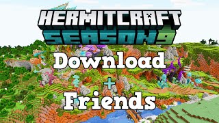 How to download HERMITCRAFT season 9 ( Java-Bedrock with friends)